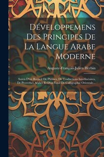 Front cover_Développemens Des Principes De La Langue Arabe Moderne