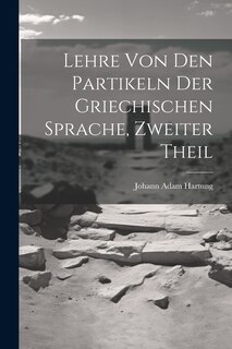 Front cover_Lehre von den Partikeln der Griechischen Sprache, zweiter Theil