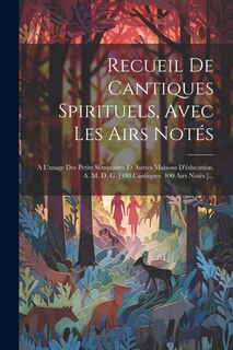 Couverture_Recueil De Cantiques Spirituels, Avec Les Airs Notés