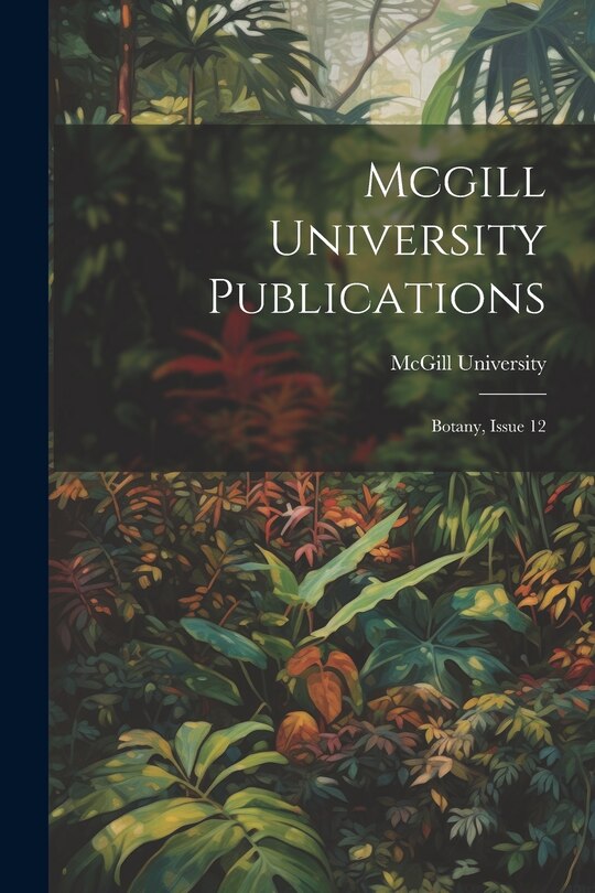 Front cover_Mcgill University Publications