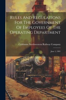 Couverture_Rules And Regulations For The Government Of Employees Of The Operating Department