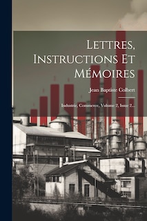Couverture_Lettres, Instructions Et Mémoires