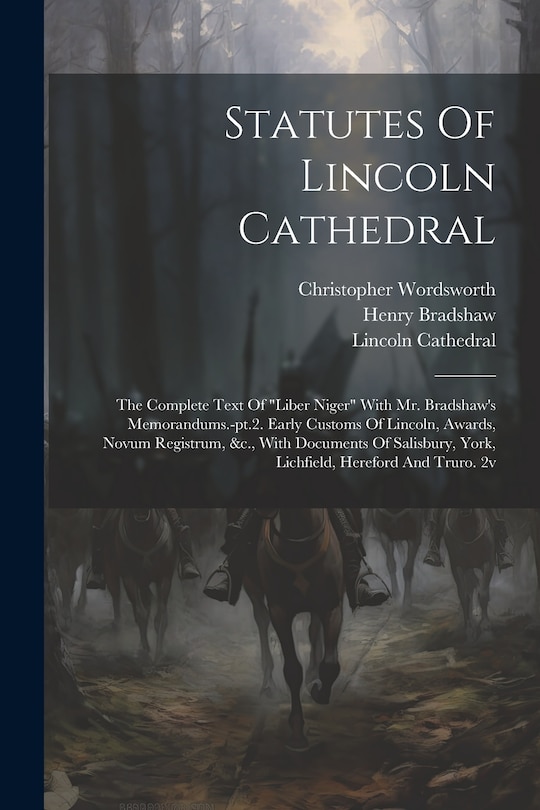 Front cover_Statutes Of Lincoln Cathedral