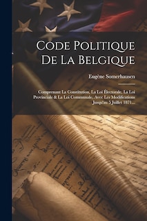 Front cover_Code Politique De La Belgique