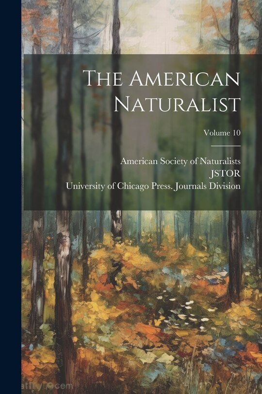 Front cover_The American Naturalist; Volume 10