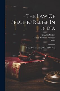 Front cover_The Law Of Specific Relief In India