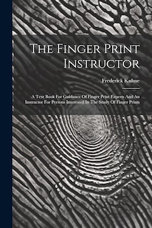 Front cover_The Finger Print Instructor