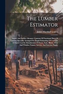Front cover_The Lumber Estimator