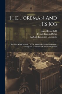 Front cover_The Foreman And His Job