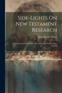 Front cover_Side-lights On New Testament Research