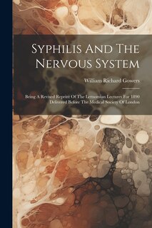 Couverture_Syphilis And The Nervous System