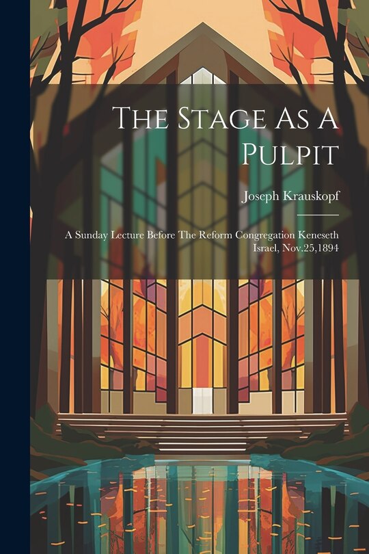 Front cover_The Stage As A Pulpit