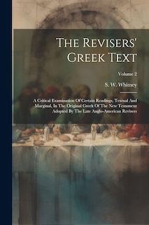 Couverture_The Revisers' Greek Text