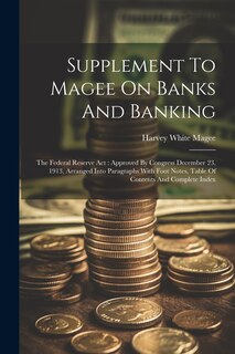 Front cover_Supplement To Magee On Banks And Banking