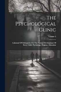 Front cover_The Psychological Clinic