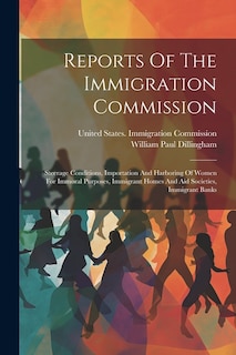 Couverture_Reports Of The Immigration Commission