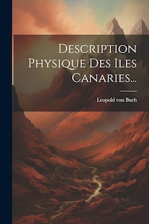 Front cover_Description Physique Des Iles Canaries...