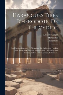 Front cover_Harangues Tirés D'hérodote, De Thucydide
