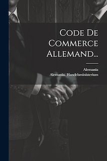 Couverture_Code De Commerce Allemand...