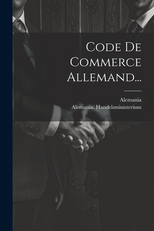 Couverture_Code De Commerce Allemand...