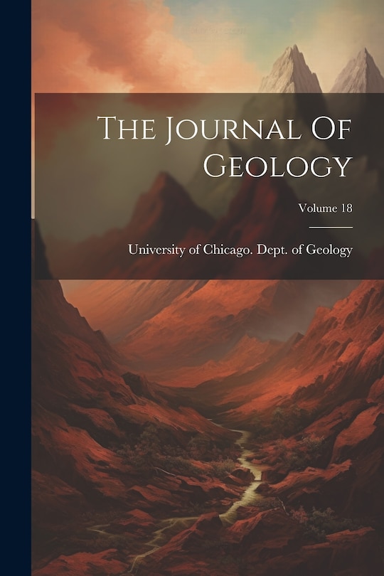 Front cover_The Journal Of Geology; Volume 18