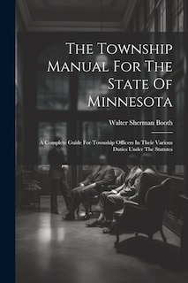 Front cover_The Township Manual For The State Of Minnesota