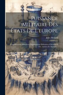 Couverture_Puissance Militaire Des États De L'europe