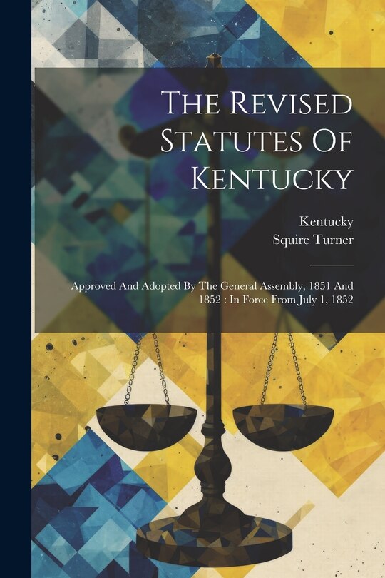 Couverture_The Revised Statutes Of Kentucky