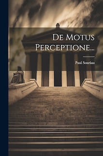 Front cover_De Motus Perceptione...