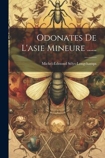 Front cover_Odonates De L'asie Mineure ......