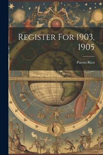 Front cover_Register For 1903, 1905