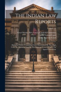 Front cover_The Indian Law Reports