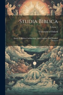 Front cover_Studia Biblica