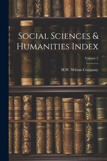 Couverture_Social Sciences & Humanities Index; Volume 2