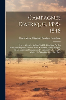 Front cover_Campagnes D'afrique, 1835-1848