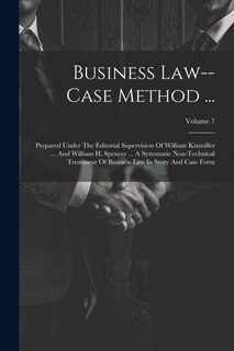 Couverture_Business Law--case Method ...