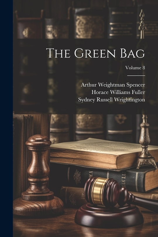 Front cover_The Green Bag; Volume 8