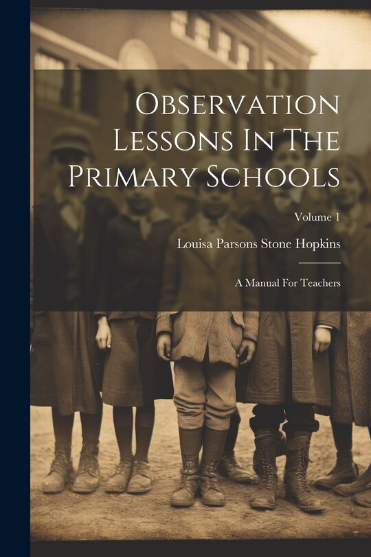 Front cover_Observation Lessons In The Primary Schools