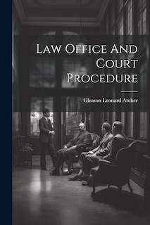 Front cover_Law Office And Court Procedure