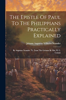 Front cover_The Epistle Of Paul To The Philippians Practically Explained