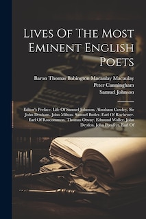 Front cover_Lives Of The Most Eminent English Poets