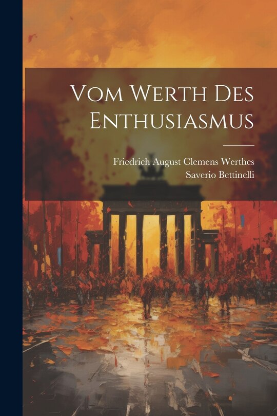 Couverture_Vom Werth Des Enthusiasmus