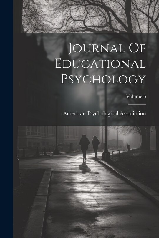 Front cover_Journal Of Educational Psychology; Volume 6