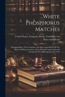 Front cover_White Phosphorus Matches