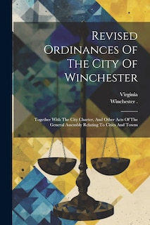 Couverture_Revised Ordinances Of The City Of Winchester