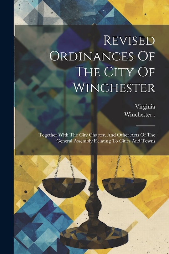 Couverture_Revised Ordinances Of The City Of Winchester