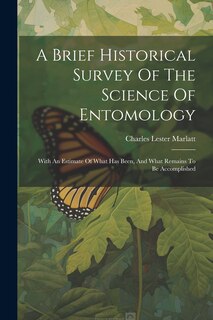 Couverture_A Brief Historical Survey Of The Science Of Entomology