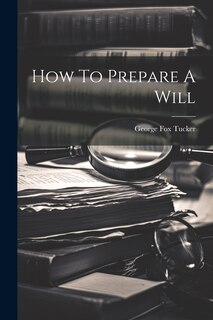 Front cover_How To Prepare A Will