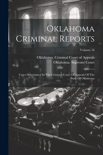 Front cover_Oklahoma Criminal Reports