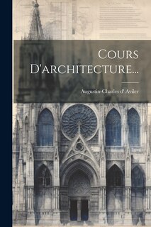 Front cover_Cours D'architecture...